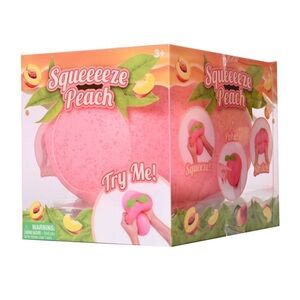 Sunny Days Fidget Squeeezy Squishy Peach NEW